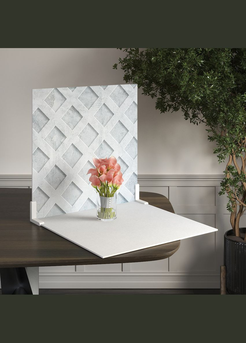 Пластиковий кутовий 2d фотофон, 40x40см - №62255 PolyPlast (354374969)