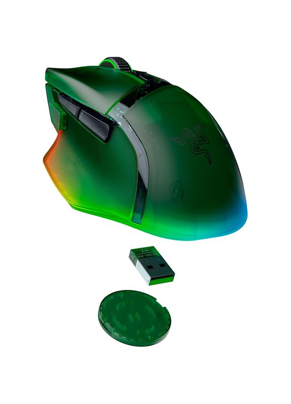 Миша Basilisk V3 PRO Wireless 35K Phantom Green (RZ01-05240300-R3G1) Razer (358884421)