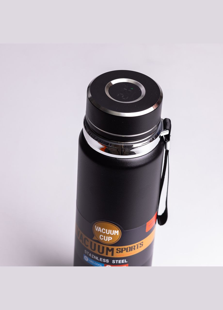 Термос Vacuum Sports 1 л чорний Yiwu (321971792)