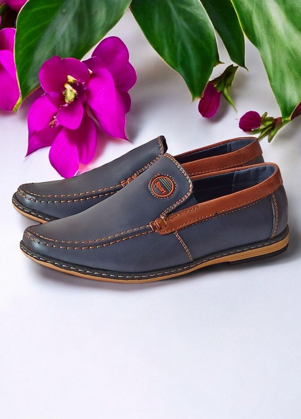 Туфлі для хлопчика до школи класичні строгі 6526 сині Paliament (299716774)