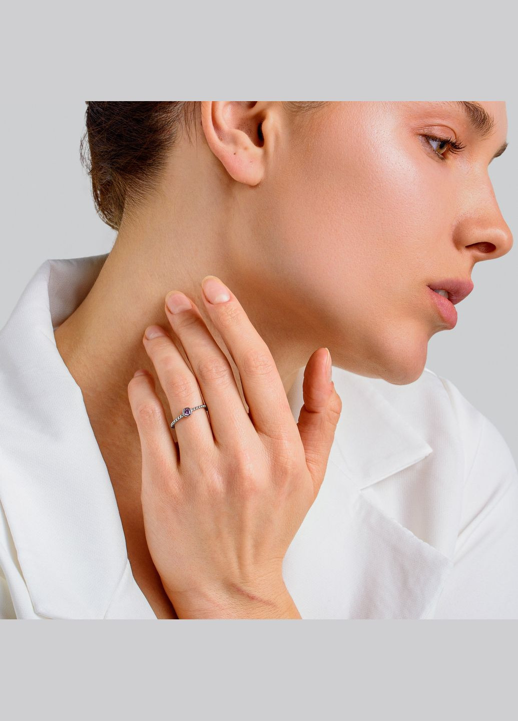 Кольцо Розовый мираж Minimal (338796385)