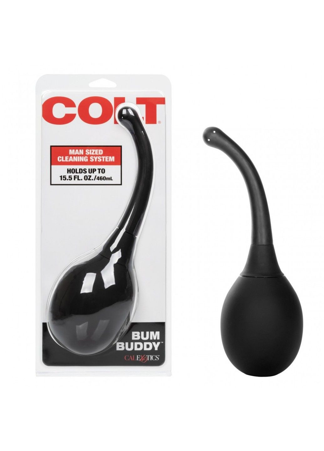 Анальний душ COLT Bum Buddy на 465 мл, чорного кольору California Exotic (289784530)