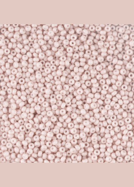 Бисер чешский Preciosa 03212, непрозрачный меловой, пудровый (10 г) No Brand (340486121)