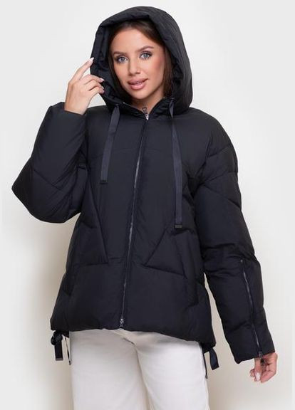 Черная куртка 88-987-75-sa черный h24406f3-bk sam Samange