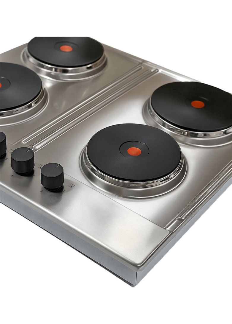 Варильна поверхня електрична 6850-04R Inox BORGIO (372458706)