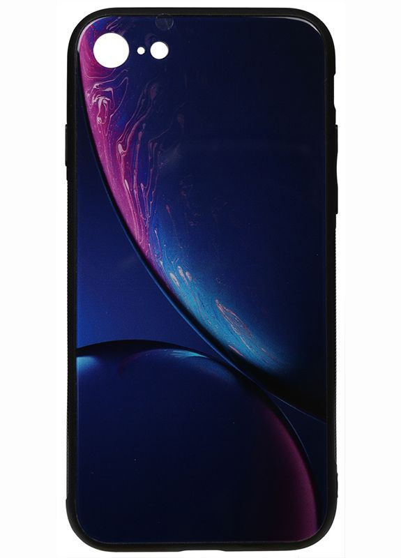 Чехол-накладка Print Glass Space Case Apple iPhone 7/8/SE 2020 Blue Toto (301507350)