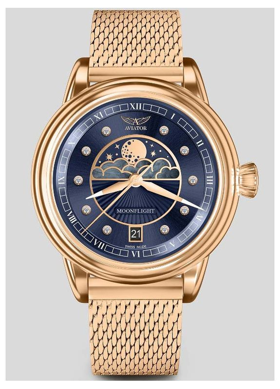 Жіночі наручні годинники V.1.33.2.380.5 Aviator (366665926)