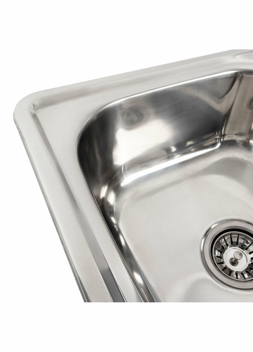 Кухонний комплект: Мийка (58x48 см) полірована + Змішувач NESC4 Valeso (346267243)