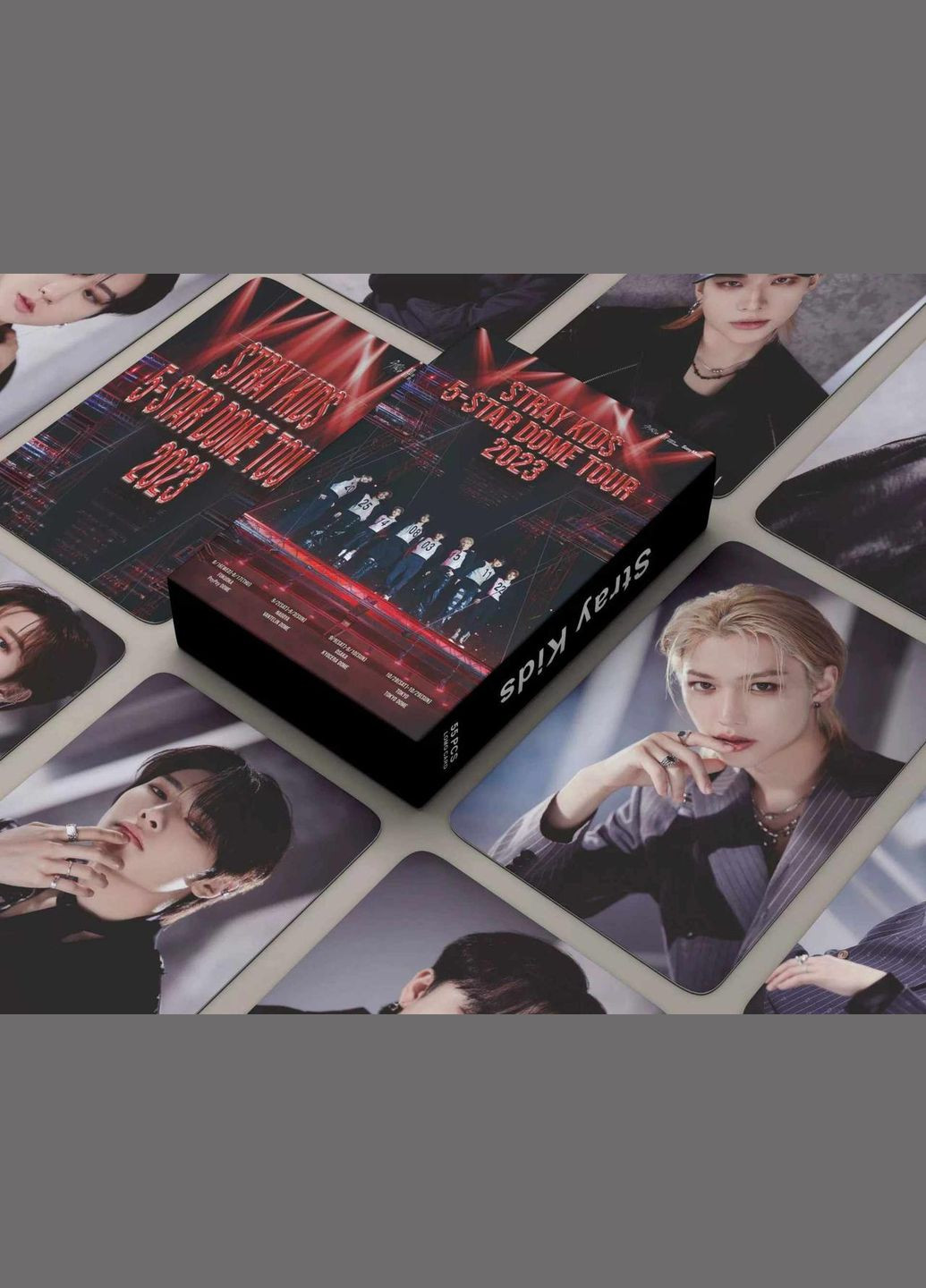 Lomo Ломокарти Стрей Кідс Stray Kids 5-STAR DOME Tour 2023, 55 карток No Brand (351380573)