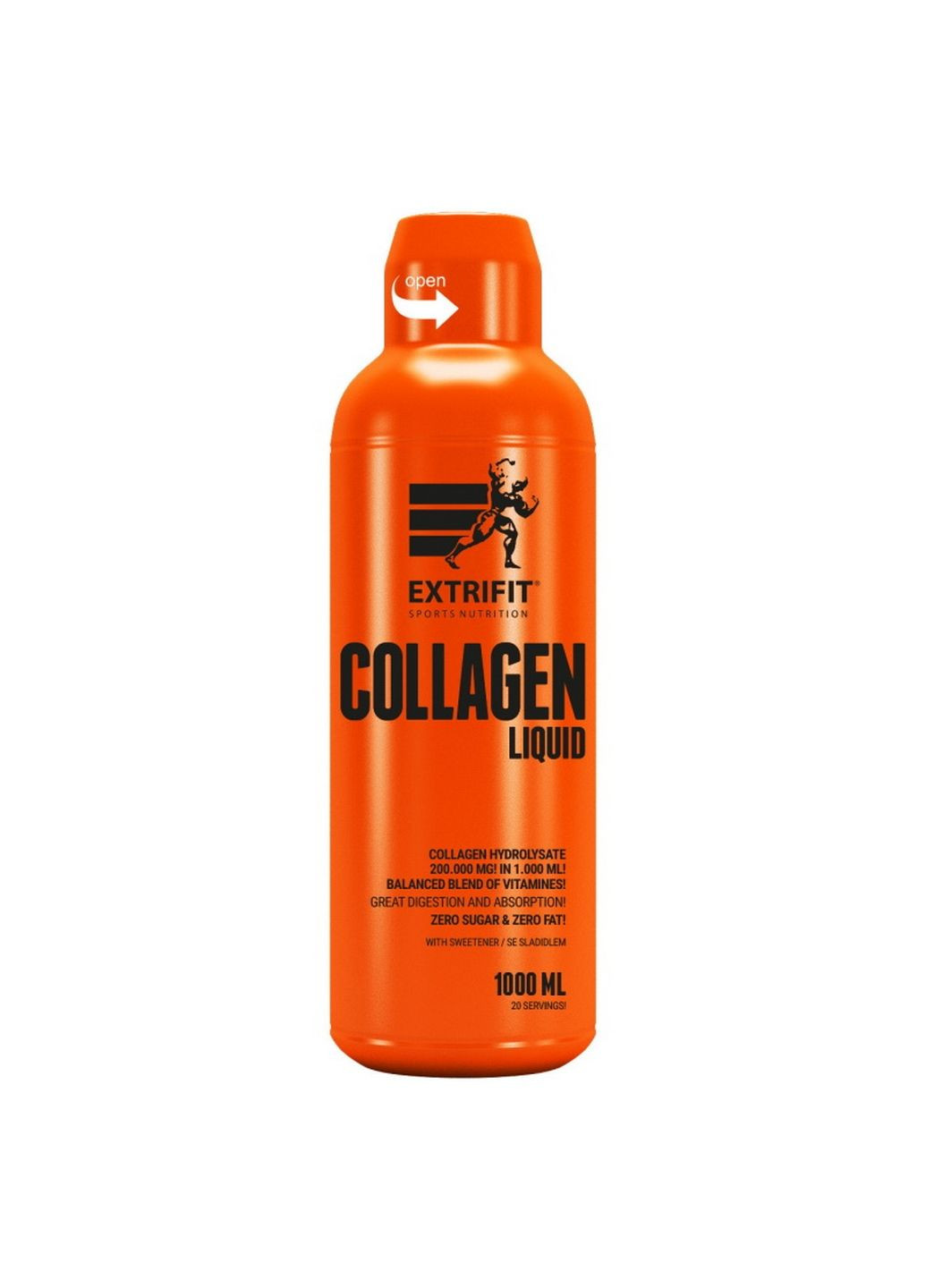 Препарат для суглобів та зв'язок Collagen Liquid, 1 л Апельсин Extrifit (293478470)
