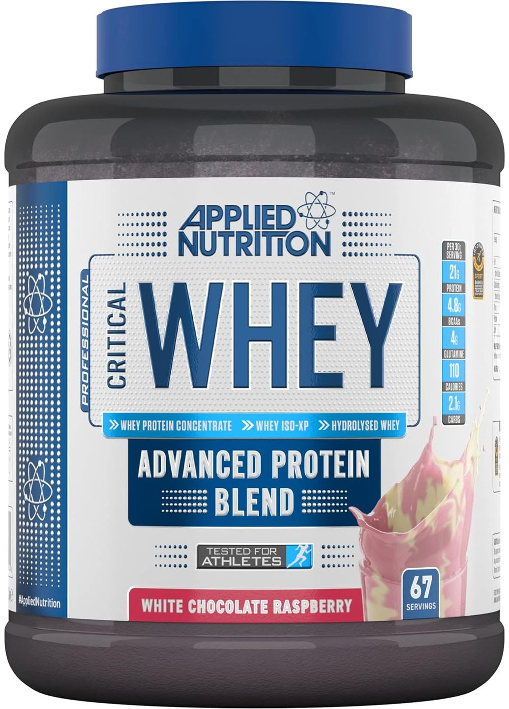 Протеїн Critical Whey Protein Powder 2kg (2kg - 67 Servings) (White Chocolate Raspberry) Applied Nutrition (297829443)