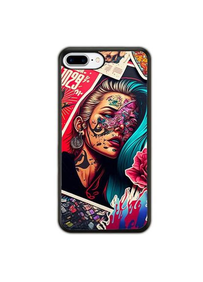 Чохол для Apple Iphone 8 Plus Чорний No Brand (302218403)