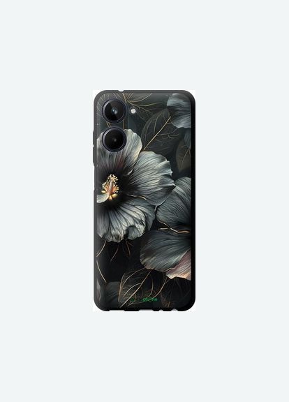 Чехол на Realme 10 Черные цветы "6031b-2946-2448" Endorphone (348068527)