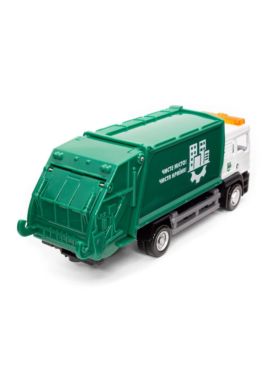 Игровой набор Мусоровоз Man металлический с аксессуарами 1:64 для мальчиков No Brand (398204684)