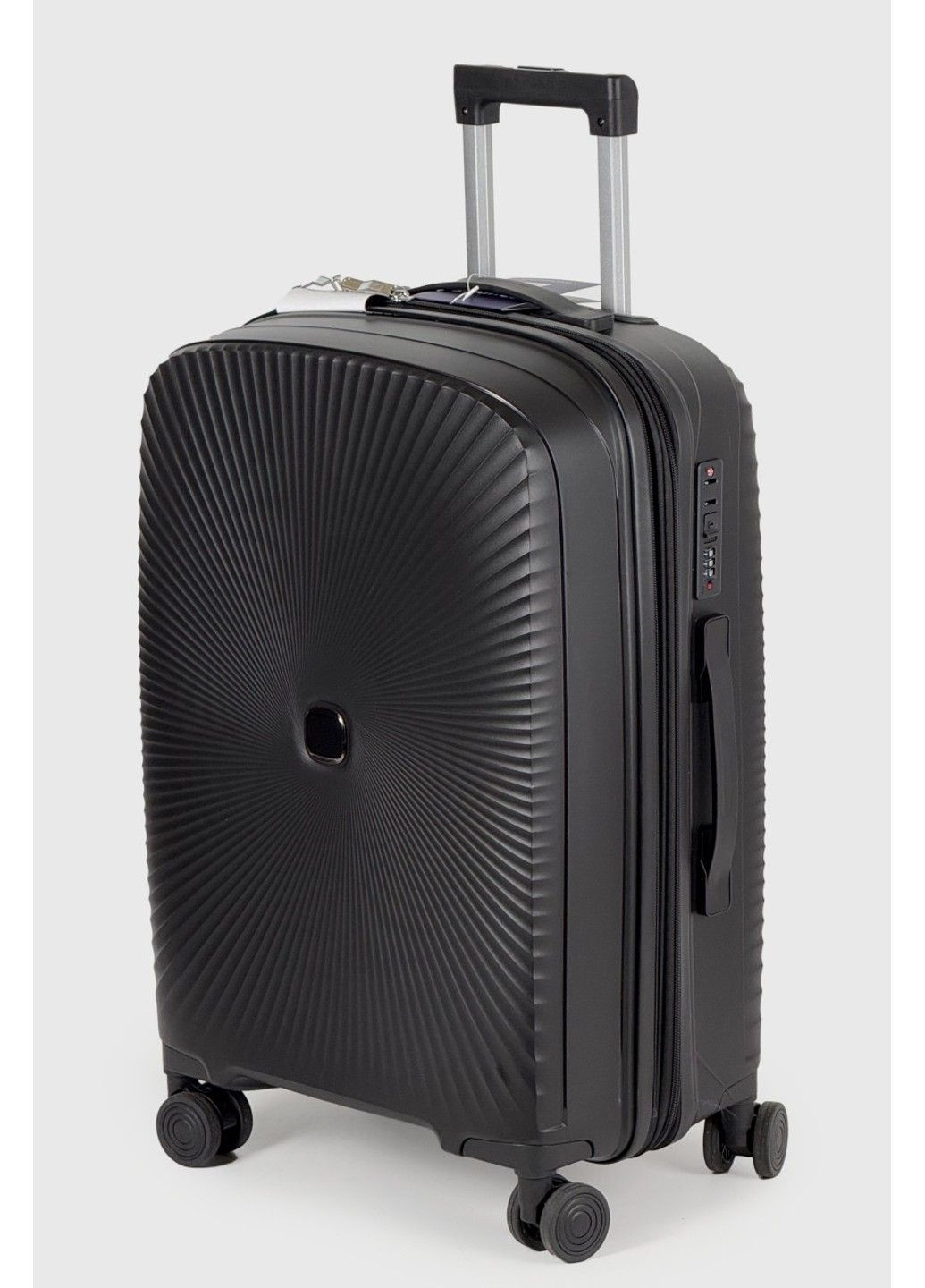 Средний пластиковый чемодан 605-2-BL Tourist (325985599)