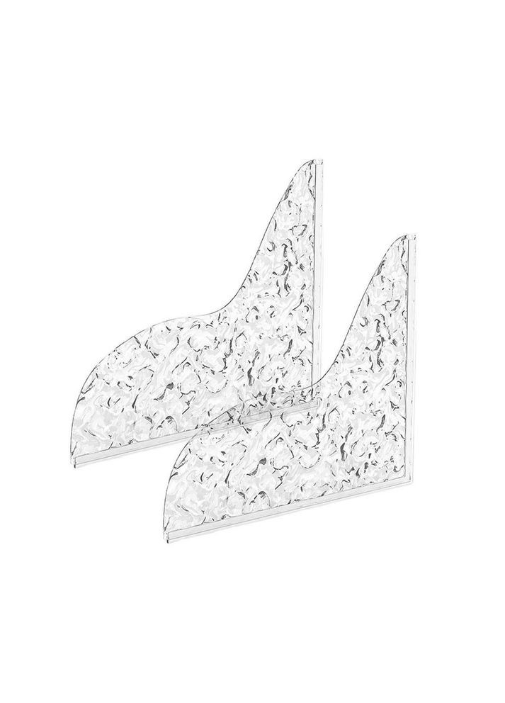 Водонепроникна перегородка для ванни чи умивальника хвиля 2 шт (NR0259_2) No Brand (370718953)