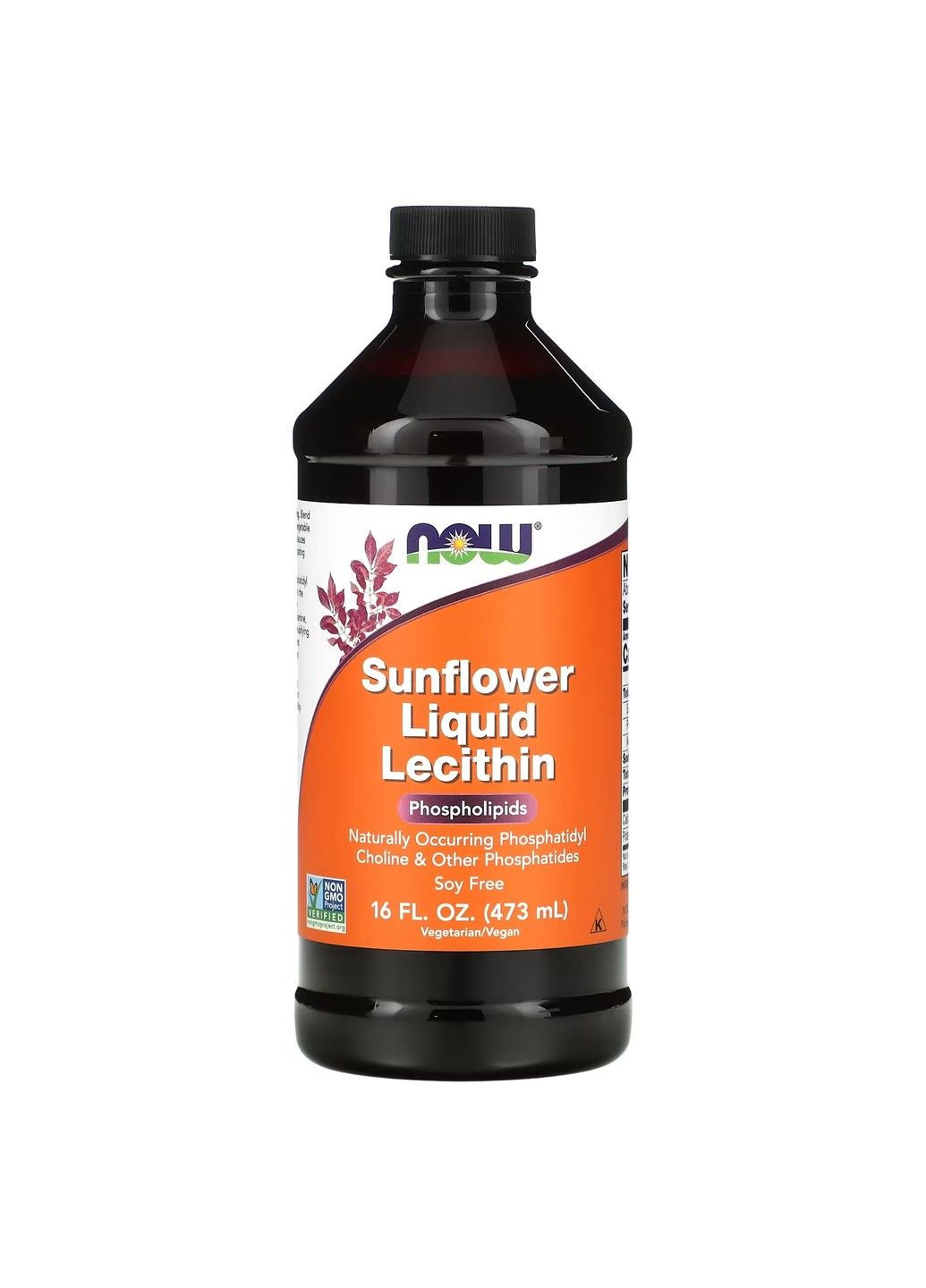 Рідкий Соняшниковий Лецитин Sunflower Liquid Lecithin - 473 мл Now Foods (283328658)
