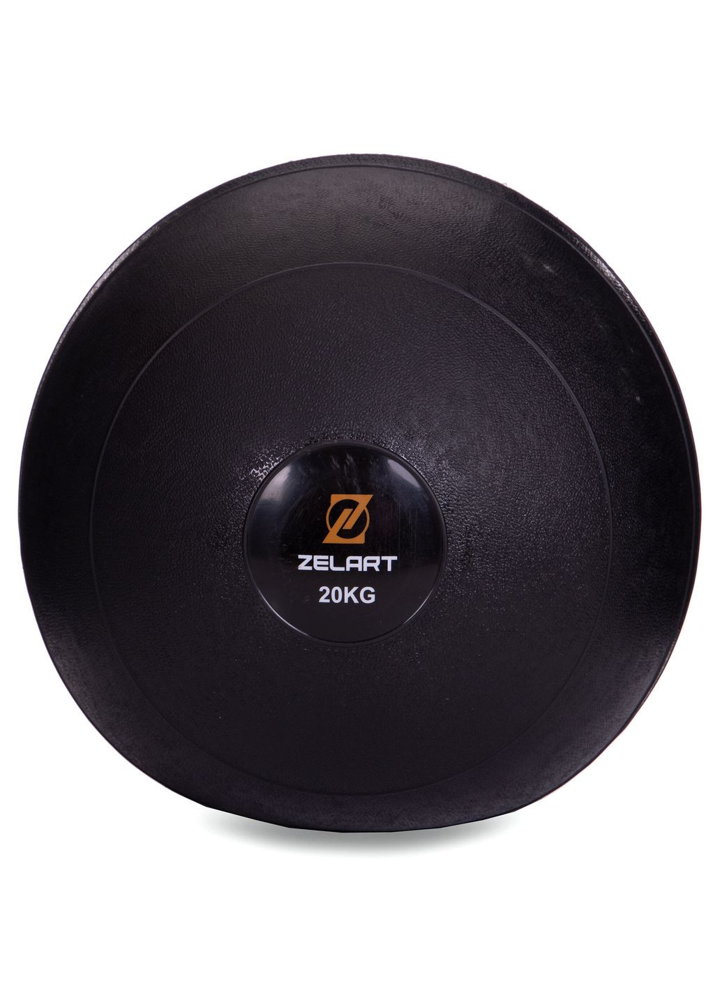 Слембол м'яч набивний для кросфіту та фітнесу Slam Ball Чорний (вага 20 кг) FI-2672-20 Zelart (367617609)