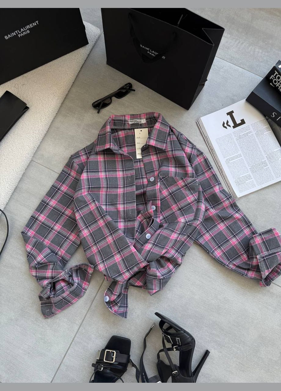 Розовая рубашка No Brand