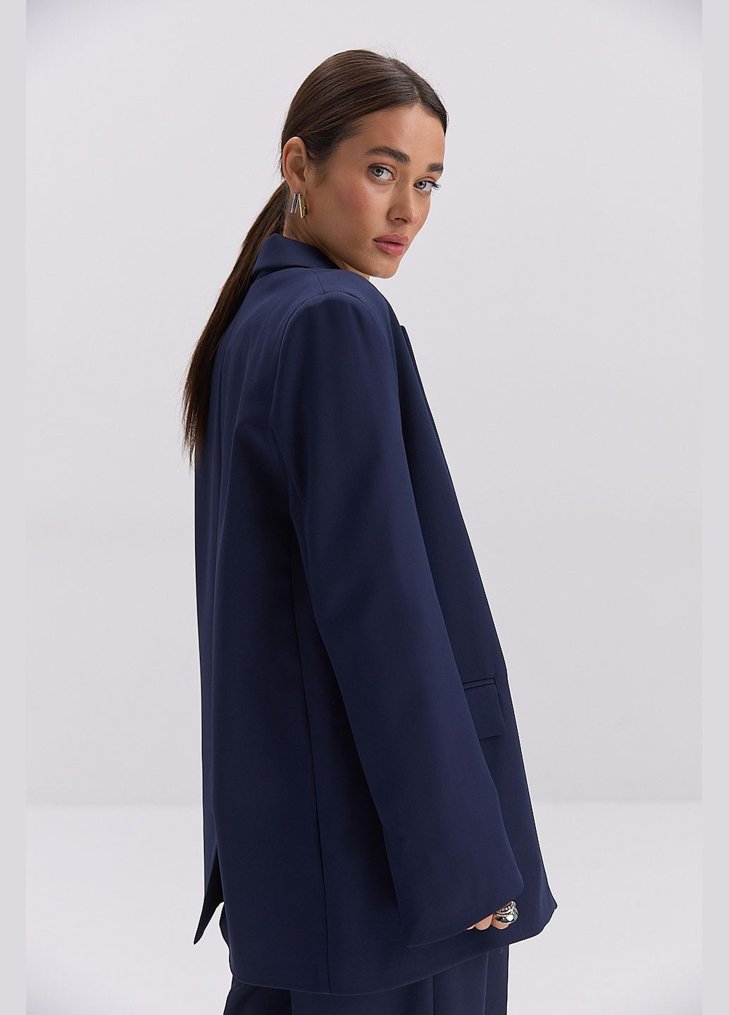 Жіночий костюм брючний з палаццо шоколадний Arjen (317233821)