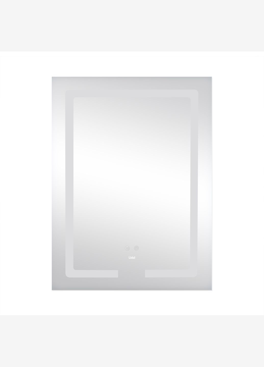 Зеркало Kubis 600х800 с LED-подсветкой Touch, с антизапотеванием, с димером, рег. яркости LD78LF9376080 LIDZ KU1 (338434584)