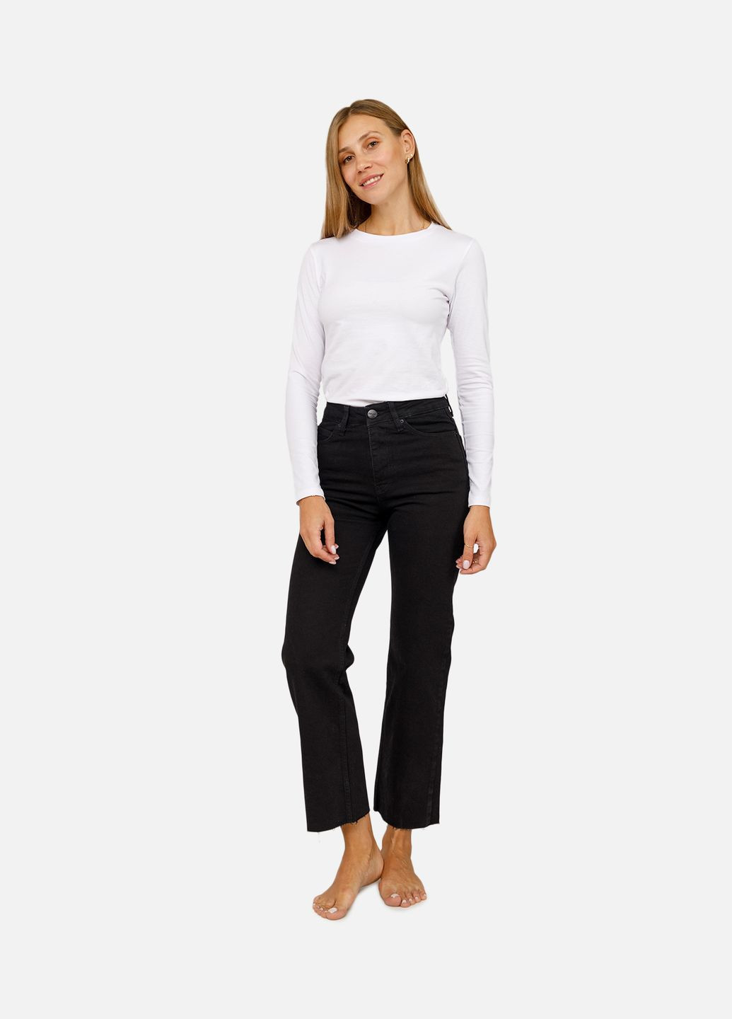 Женские джинсы straight цвет черный ЦБ-00257398 Catch - (307362488)