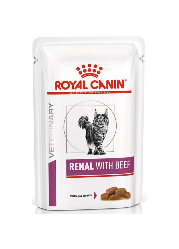 Паучи RENAL FELINE BEEF pouches 85 г (9003579000489) (4031001) Royal Canin (279569552)