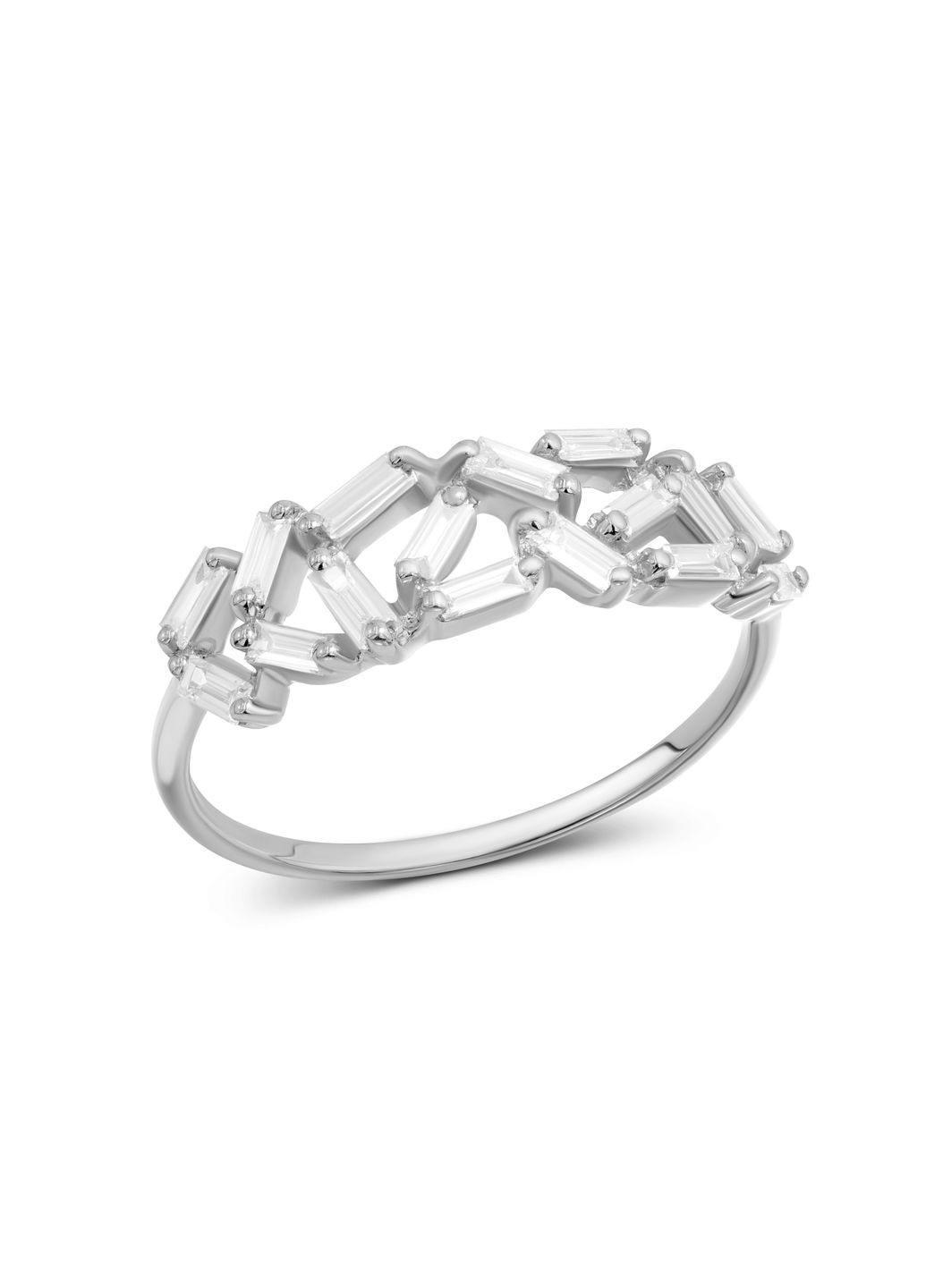 Кольцо с бриллиантами в белом золоте 1К441-0333. Zarina (333833103)