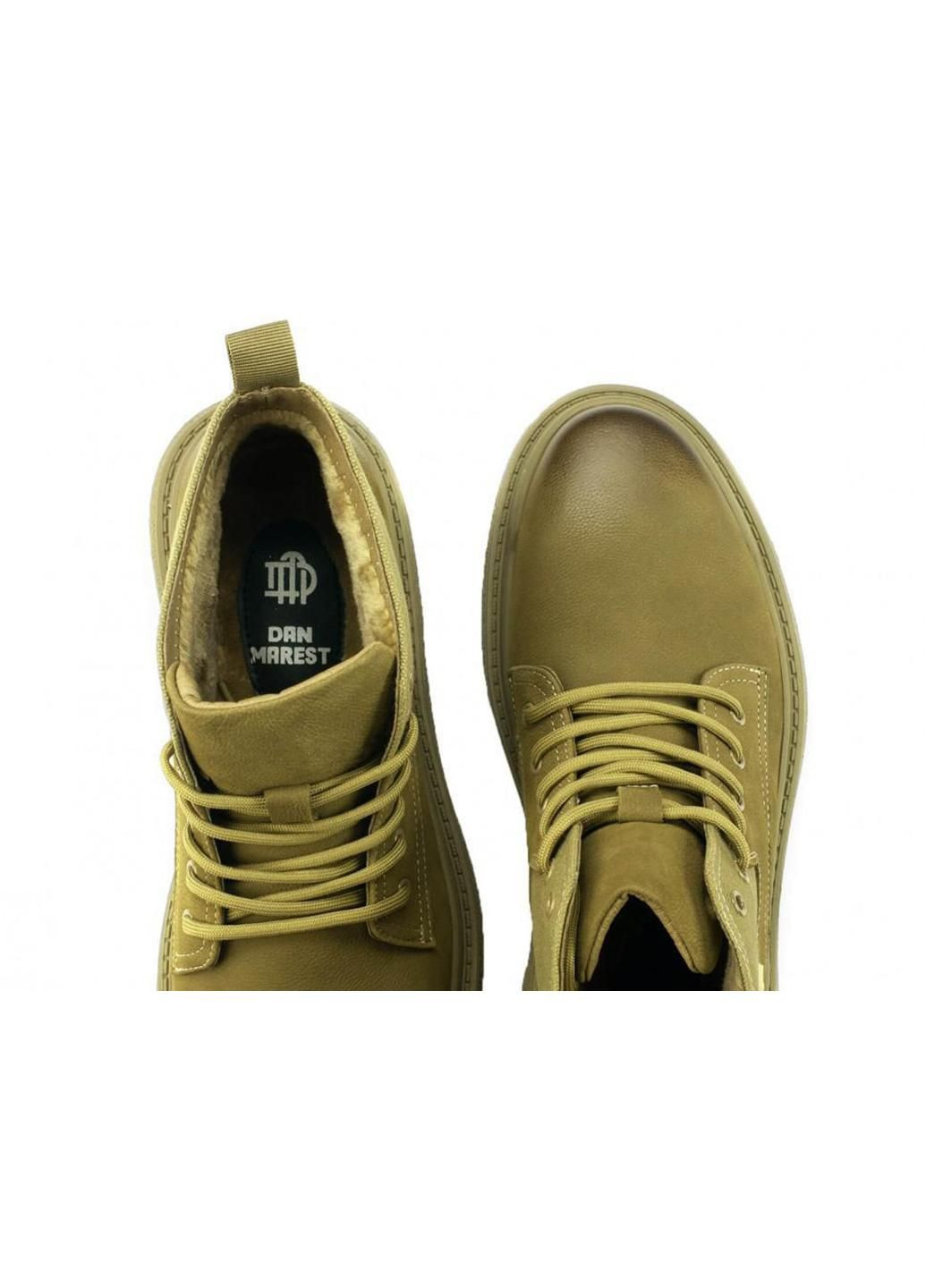 Хаки зимние ботинки 7214166-б цвет хаки Dan Marest