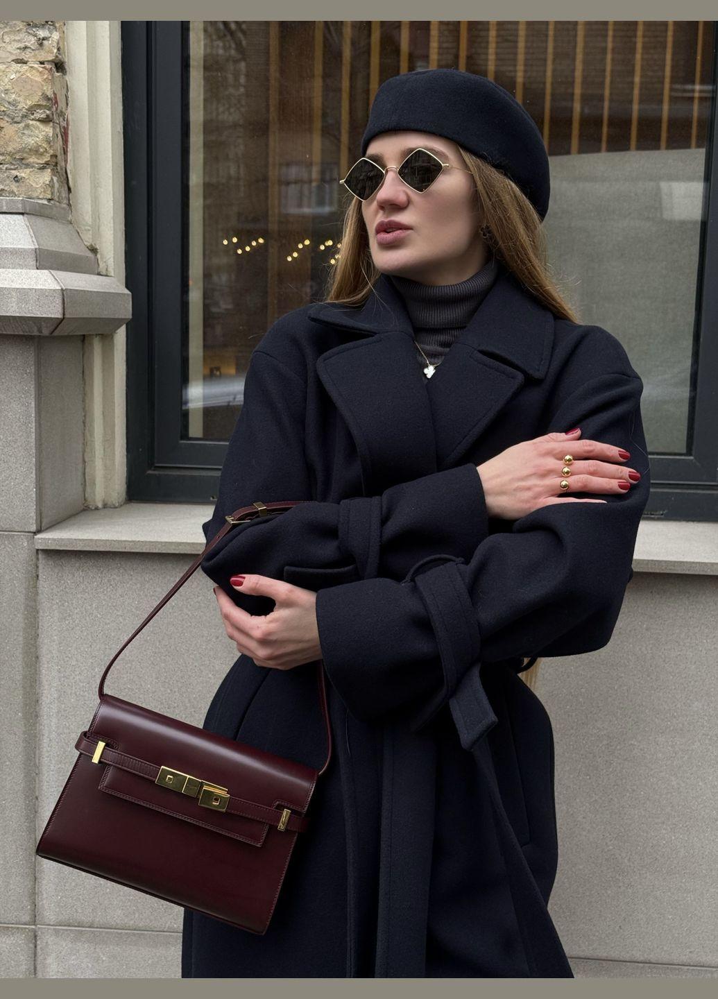 Синє Пальто Blueberry ALNEST