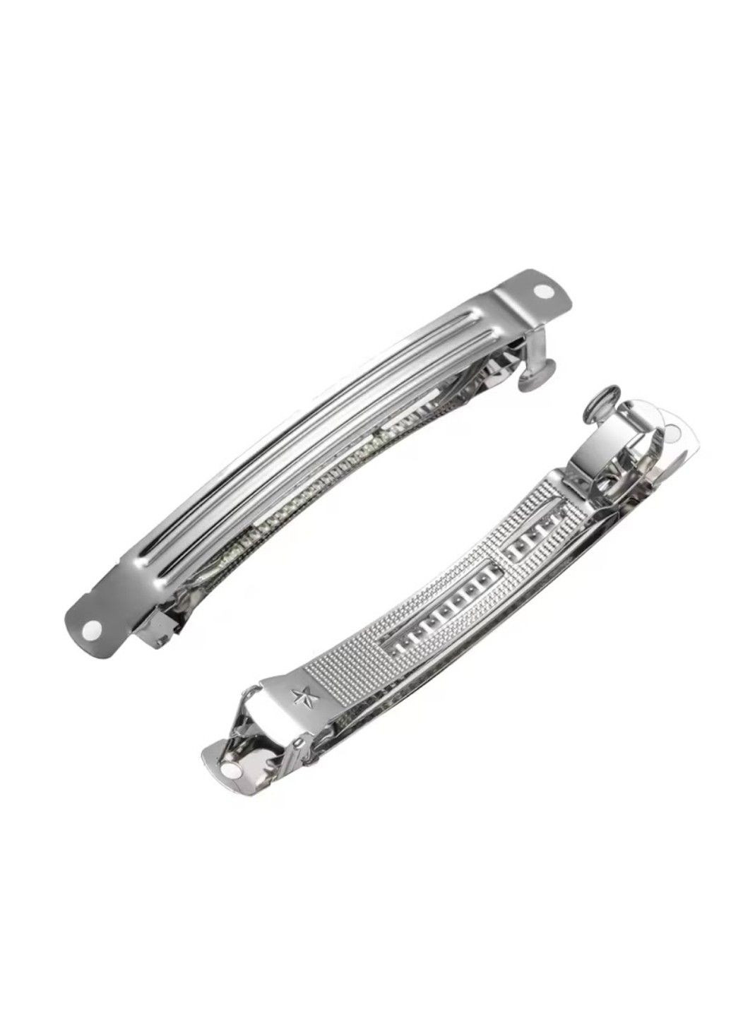 Металева основа заколка (автомат) 10 см, колір-срібло, шт No Brand (314809945)