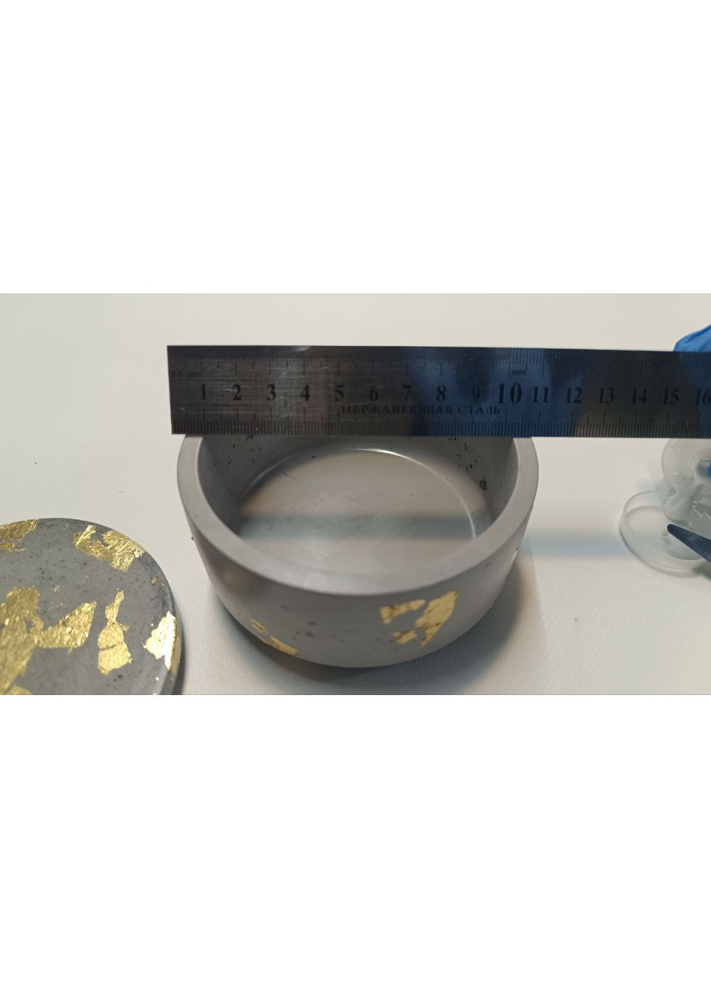 Шкатулка большая гладкая из гипса Hand Made (365246557)