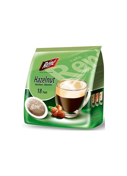 Кава в чалдах Hazelnut, 18 шт. Philips Senseo 62 мм Rene (322417066)