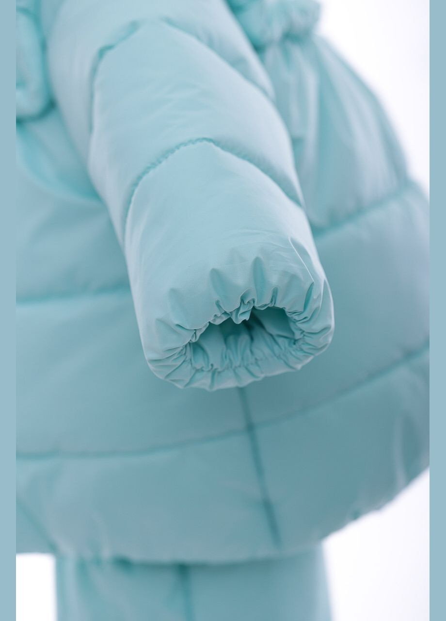 Зеленый демисезонный комбинезон для девочки на холлофайбере малыш мятный 80 см (41299) BABYKROHA