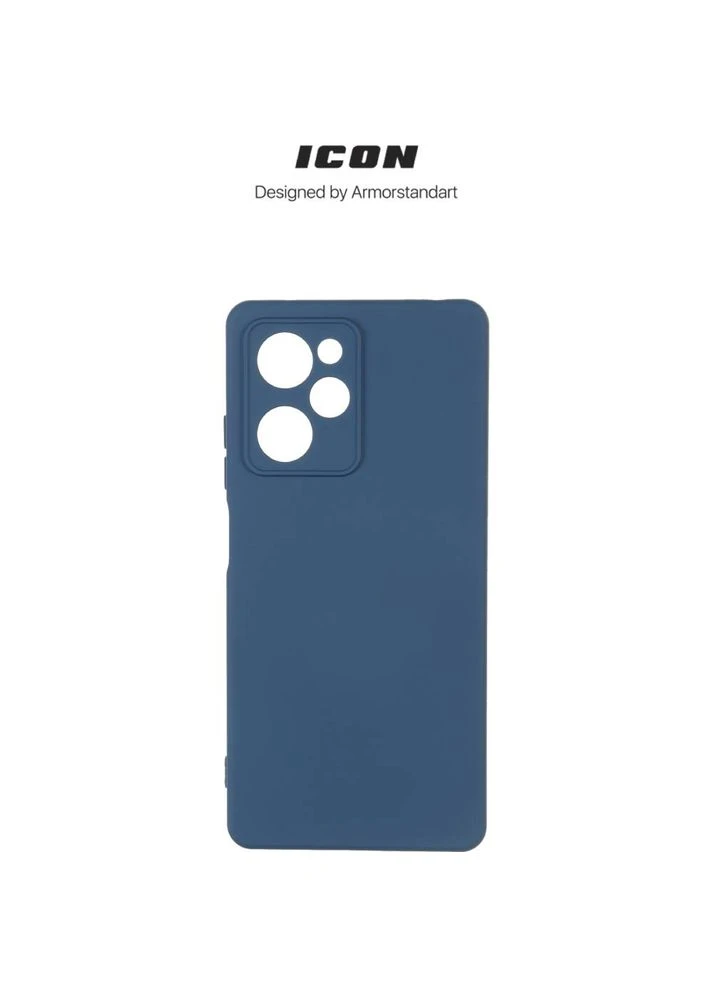 Чехол ICON Case для Xiaomi Poco X5 Pro 5G Camera cover Dark Blue (ARM66381) ArmorStandart (323113885)