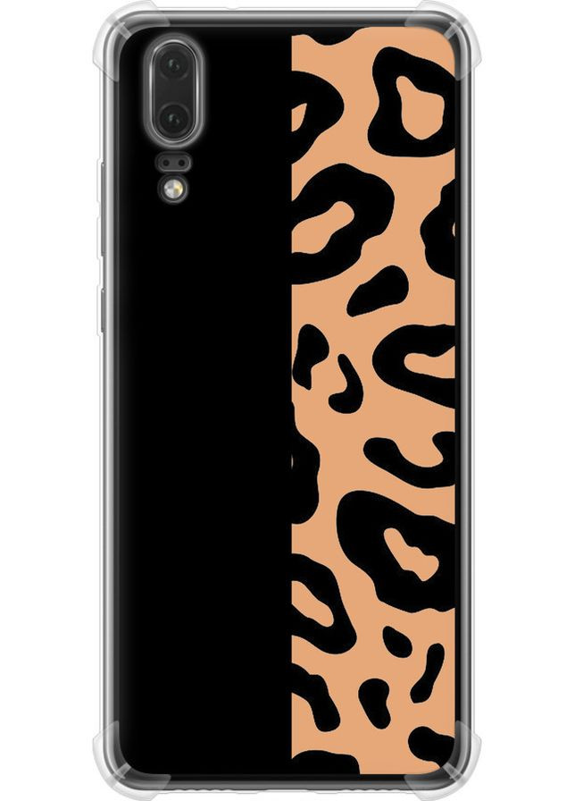Силикон с усиленными углами чехол 'Пятна леопарда' для Endorphone Huawei P20 (300100686)