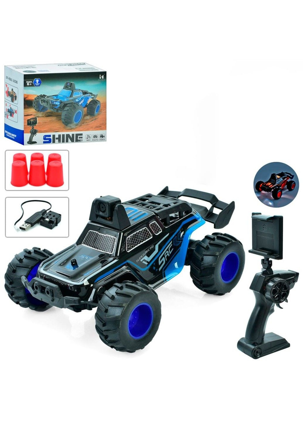 Джип на радиоуправлении с камерой No Brand (303133578)