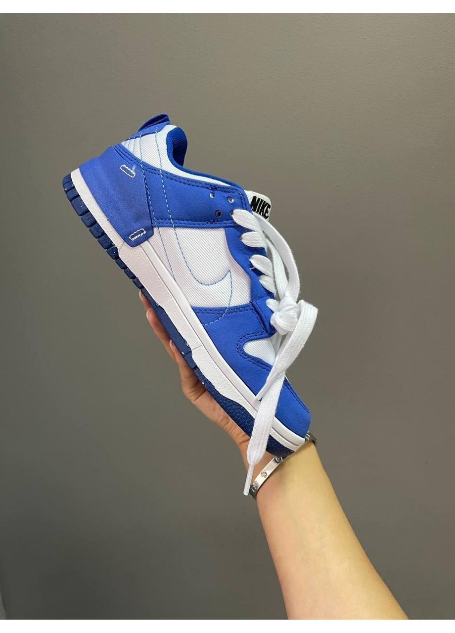 КРОСІВКИ ЖІНОЧІ NIKE SB DUNK UNIVERSITY BLUE НАЙК СБ ДАНК No Brand білі демісезони (368868721)