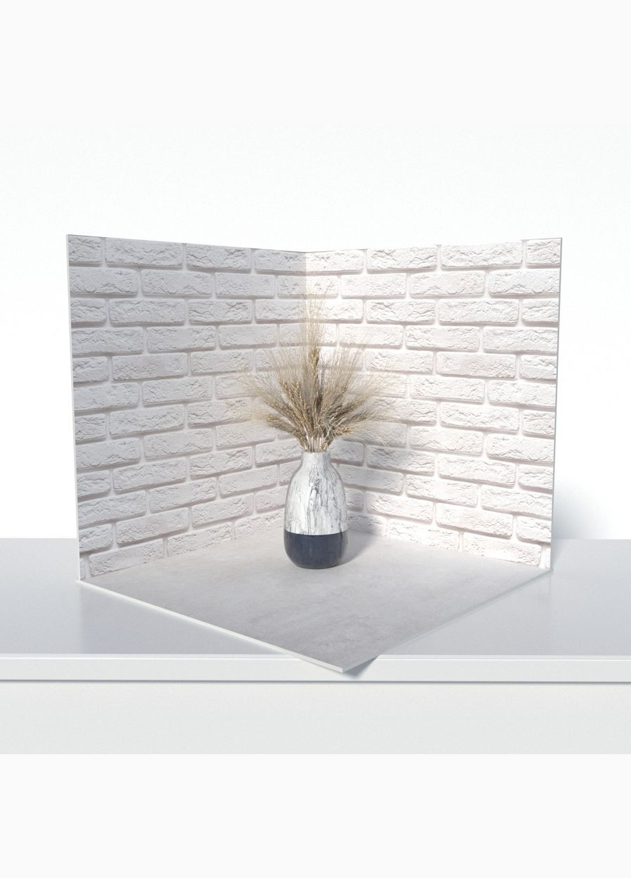 Пластиковый угловой 3d фотофон, 60x60x60см - №61024 PolyPlast (354360652)