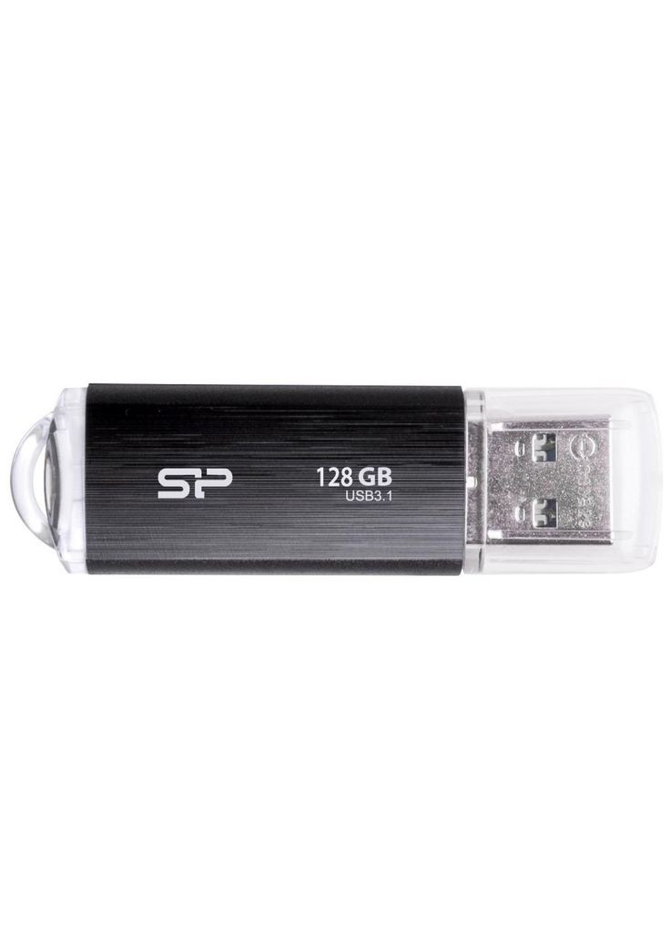USB флеш накопичувач (SP128GBUF3B02V1K) Silicon Power 128gb blaze b02 black usb 3.0 (268145099)