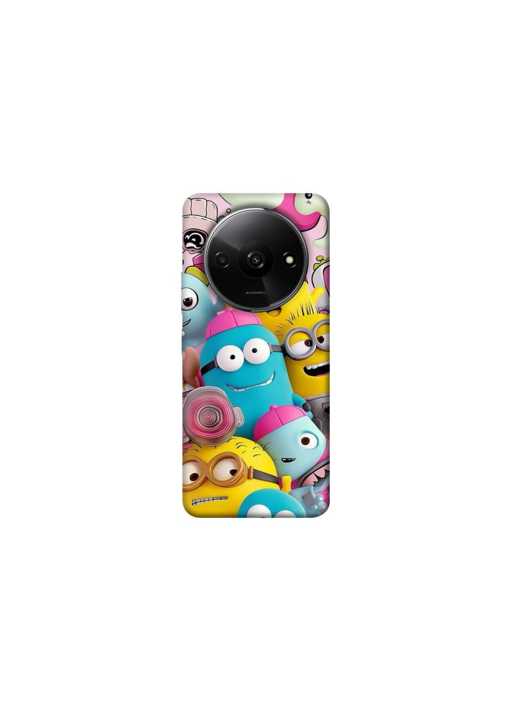 Чехол на Xiaomi Redmi A3 Minions ver.1 Frontalka (354650270)