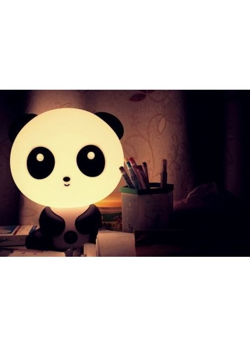 Настільний світильник-нічник Панда для дітей з сенсорним включенням м'який помаранчевий нічник для дівчаток ProDobro (365440603)