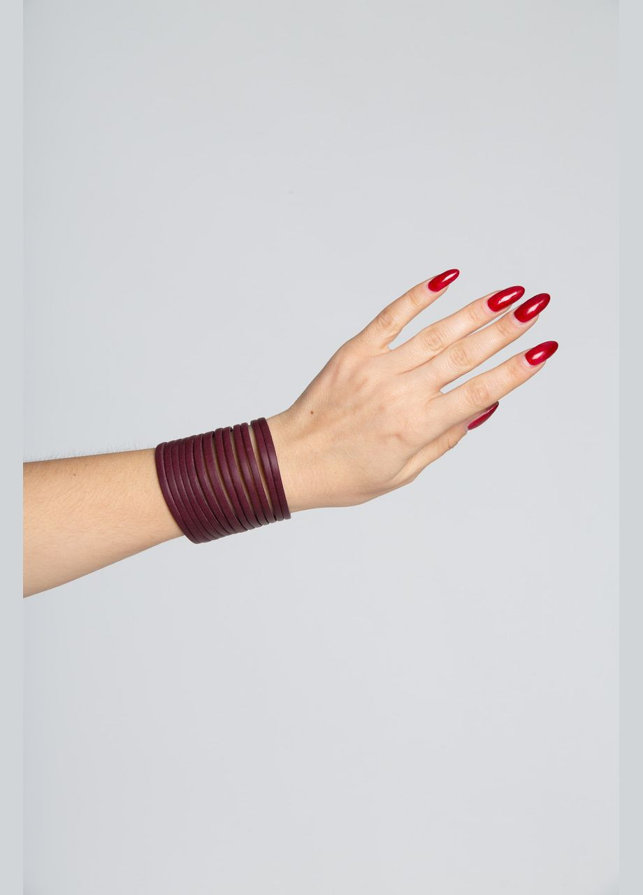 Шкіряний браслет марсала BR -26 Edena (307925964)