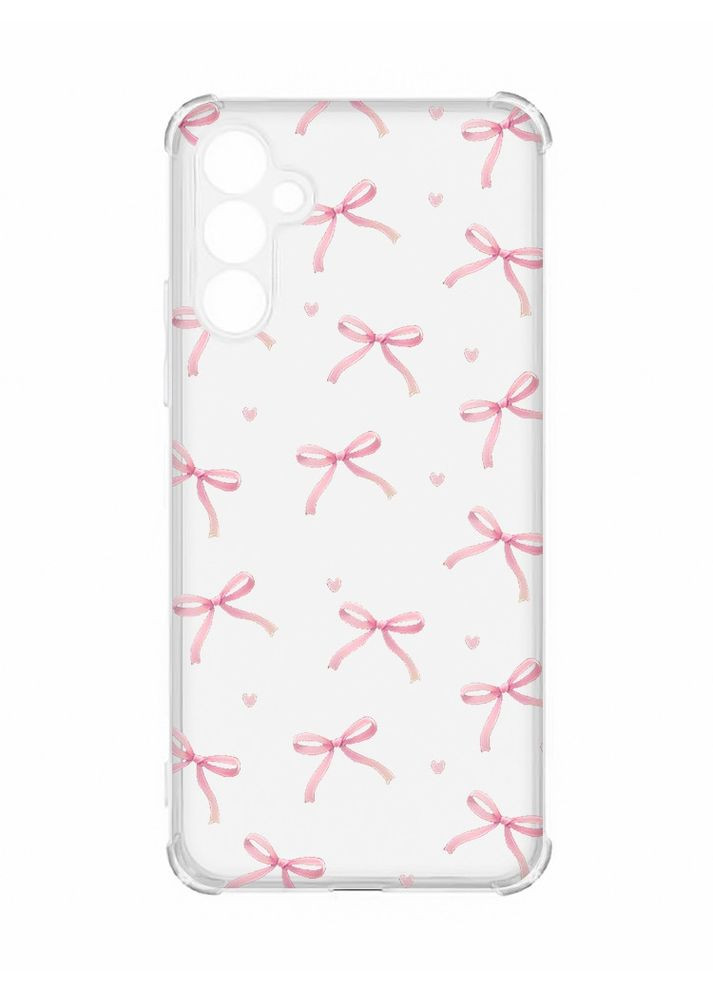 Чехол с утолщёнными углами на Samsung Galaxy A54 5G/A546 Бантики (принт 404) Creative (355390538)