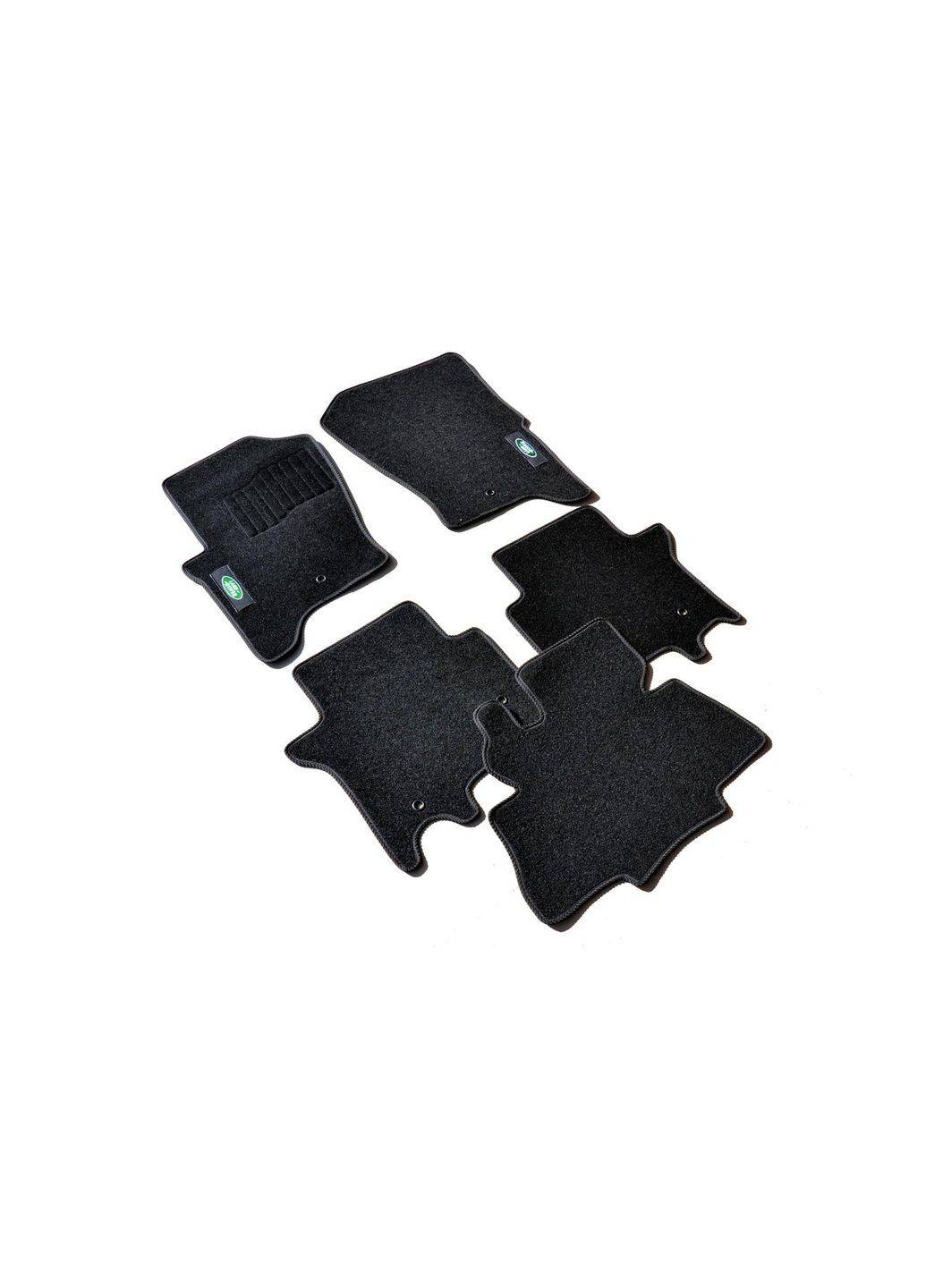 Ворсовые коврики в салон для Land Rover III/ IV (2004-2017) /Чёрные, 5шт Beltex Discovery (360616753)