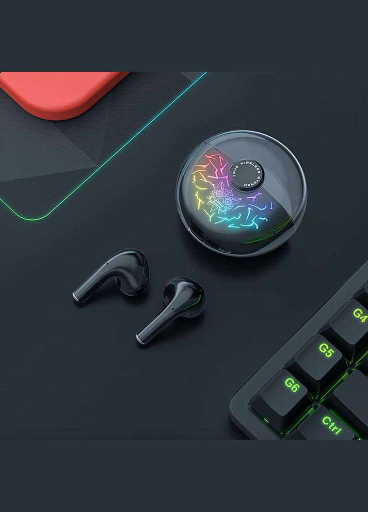 Беспроводные игровые Bluetooth наушники Black. Беспроводные геймерские блютус наушники Onikuma T35 (303360486)