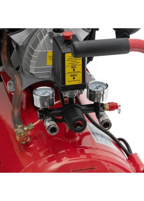 Компрессор поршневой 2-х цилиндровый PT-0004 Intertool (378986382)