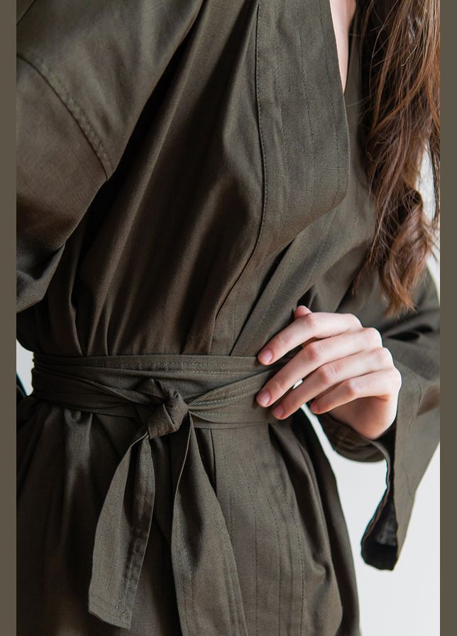 Зеленая рубашка однотонная Forly