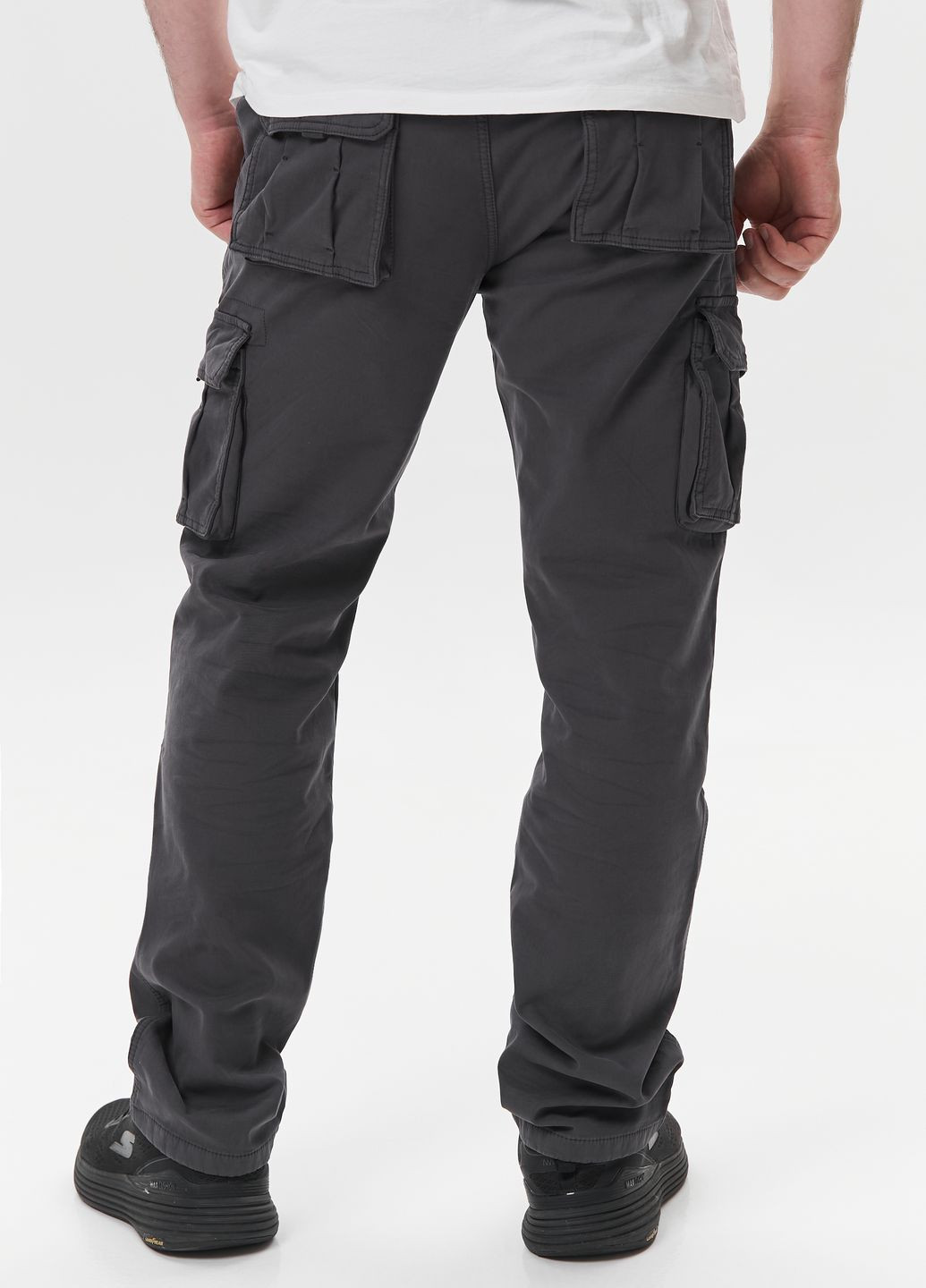 Серые повседневный зимние прямые брюки X hey