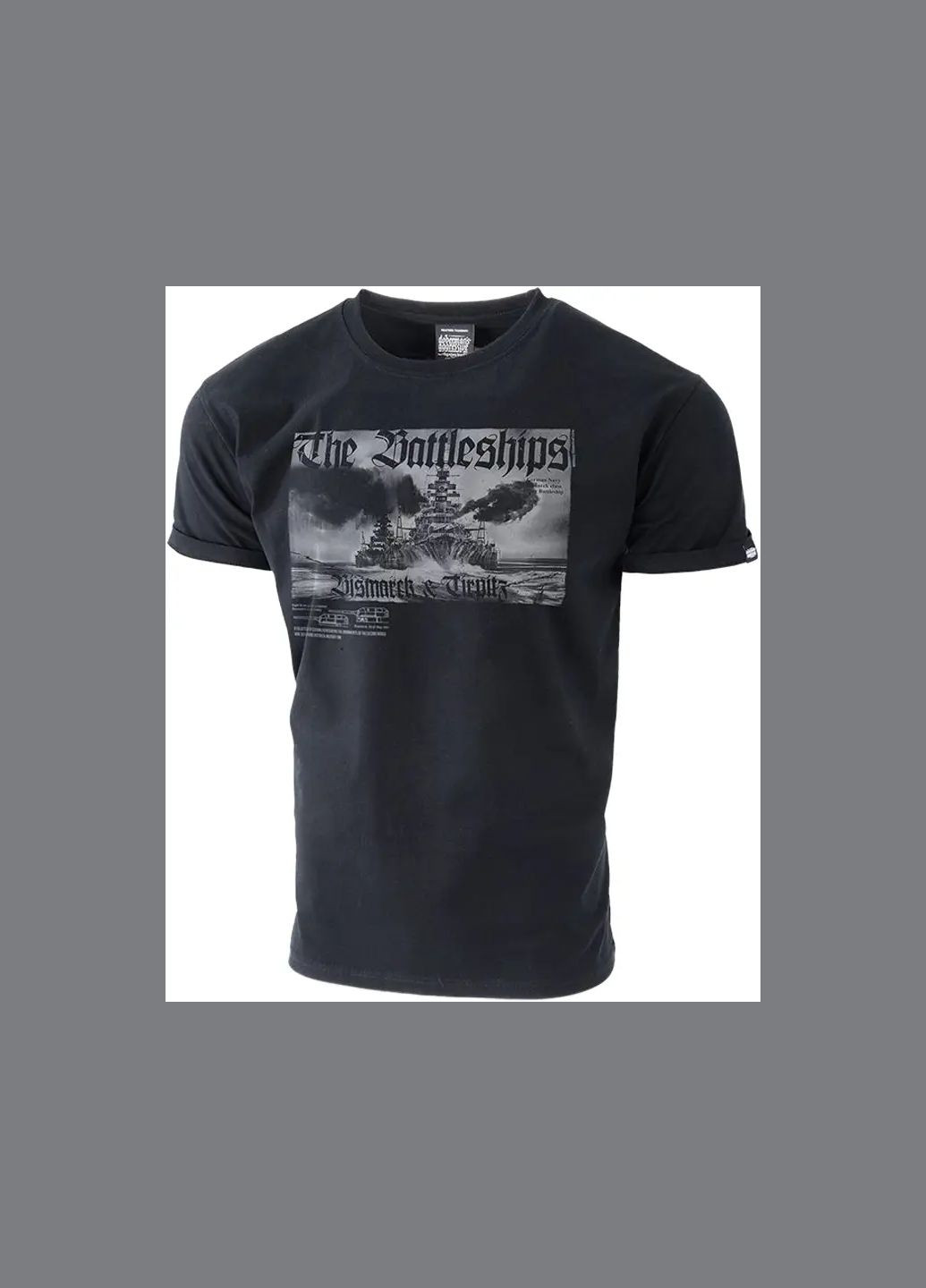 Черная футболка battleships ts224bk Dobermans Aggressive